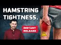 Hamstring Tightness Exercises for Instant Relief | Calf Pain, Heel Pain and Low Back Pain.