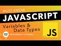 Variable and Data Types | Javascript Tutorial