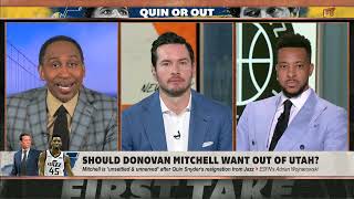 Should Donovan Mitchell want OUT of the Utah Jazz? | First Take