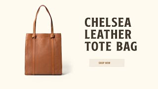 Chelsea Leather Tote Bag - Hands On