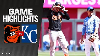 Orioles vs. Royals Game Highlights (4/21/24) | MLB Highlights