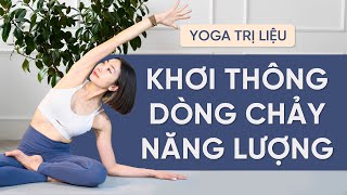 10 phút Yoga đơn giản giúp Lưu Thông Nguồn Năng Lượng Trong Cơ Thể | Yoga Trị Liệu | Yoga Luna Thái