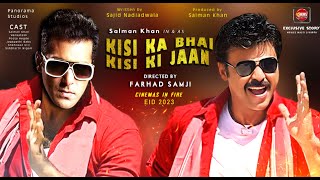 Kisi Ka Bhai Kisi Ki Jaan Official Song Full Video | Salman Khan | Pooja Hegde  Venkatesh Ram charan