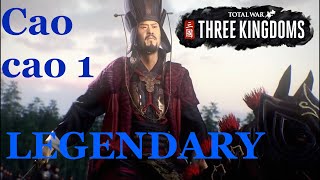 Total war: Three kingdoms: Cao cao - legendary- records - gameplay no commentary campaign 1