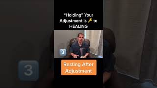 “Holding” Your Adjustment is 🔑 to HEALING - #3 Resting allows body to “HOLD” its adjustment 👌