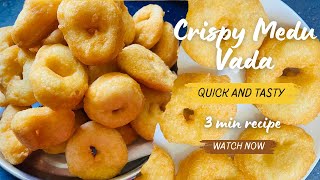 Super 👌🏻 Crispy \u0026 Tasty 😋 Medu Vada || ss terracegarden and vlogs