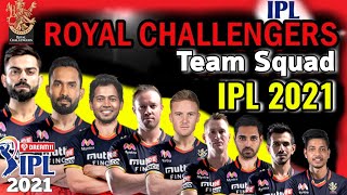 IPL 2021 Royal Chellengers Bangalore Full Squad | RCB Squad IPL 2021 | RCB Players list IPL 2021
