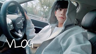 sub)[VLOG] 23살 드디어 생긴 첫 차 | 제네시스 G70 잘 부탁해 :) | 남자 브이로그 | korean vlog | 풀옵션