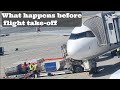 WHAT HAPPENS BEFORE YOUR FLIGHT TAKE OFF