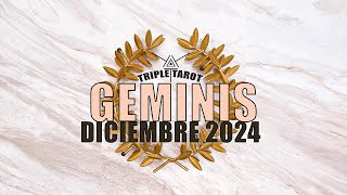 Géminis ♊️  - Retomando nuestro trono 👑 Tarot de Triple Cruz Diciembre 2024