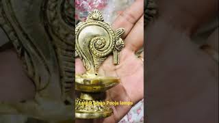 Latest brass Pooja lamps #youtubeshorts