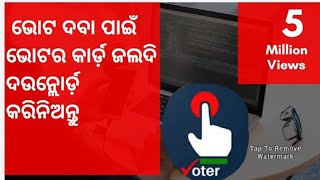 how to download voter ID card 2024 new update|| ଭୋଟର id କିପରି downlord କରିପାରିବେ ମୋବାଇଲ ରେ