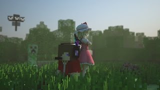 【minecraft】360度動画テスト