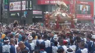 2014（平成26年）富岡八幡宮例大祭・門前仲町交差点/55番・深濱