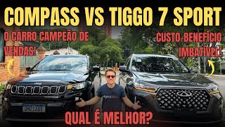 Comparativo Tiggo 7 Sport vs Compass Sport. Quem Leva? Confira!