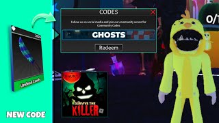 New Halloween update Code in Survive the killer | [ROBLOX]