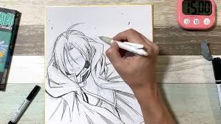 【鋼の錬金術師】エドワード・エルリック 描いてみた  | Drawing Fullmetal Alchemist Edward Elric