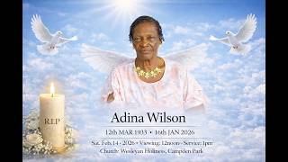 Adina Wilson Funeral