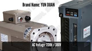 High Speed 8000rpm 1 5kw 9 4Nm AC Servo Spindle Motor Drive  2022