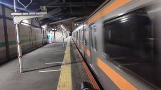 【廃車回送】E493系オク02編成＋209系トタ82編成　NN入場配給　新小平駅通過シーン