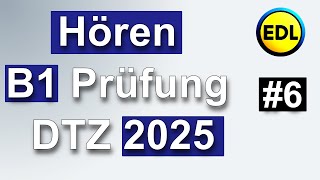 Übung mit Lösungen #6 | Hören B1 | Modelltest 2025