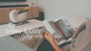 Slow Living on a Snowy Early Spring │ Life in Finland Silent Vlog