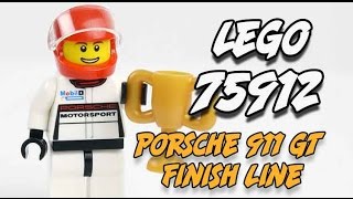 LEGO Speed Build and Review of Porsche 911 GT Finish Line (Set 75912)