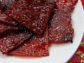 Bak Kwa 猪肉干 (超简单在家也能自己做)CHINESE PORK JERKY