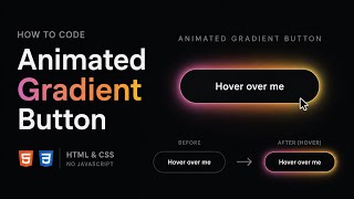 How to Create an Animated Gradient Button with HTML & CSS