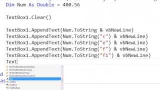 VB Express 2012 Desktop Tutorial 7 - ToString Formats