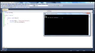 Part 4 C# Tutorial String type in c# avi