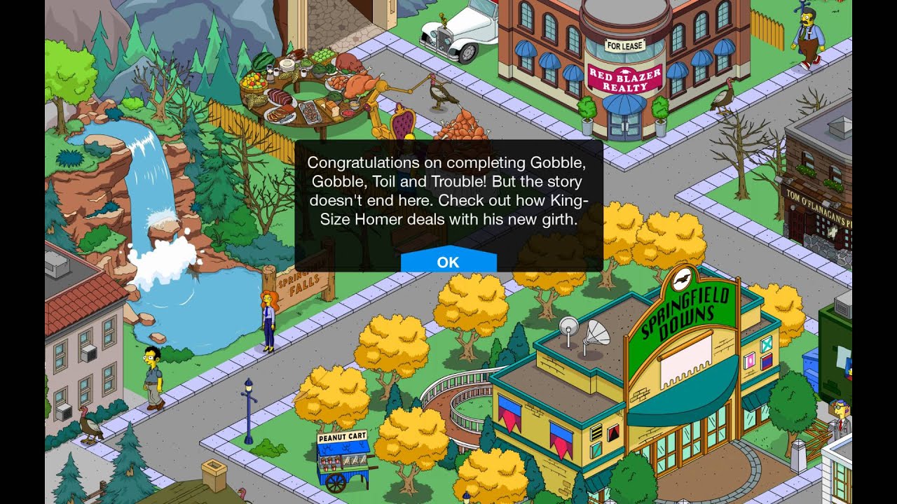 The Simpsons: Tapped Out - King-Size Homer - Thanksgiving 2015 - YouTube