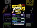 Replace method in javascript