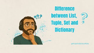 List vs Tuple vs Set vs Dictionary | Python Basics
