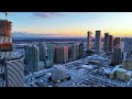 canada from above 4k aerial drone tour of mississauga winter wonderland