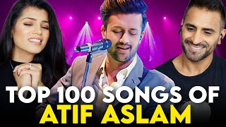 TOP 100 SONGS OF ATIF ASLAM REACTION!! | Songs are randomly placed