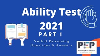 Ability Test Past Paper 2021- Part 1