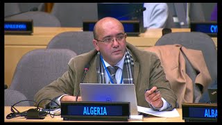 Statement by Representative of Algeria on behalf of NAM-AHWG on the work of the GA