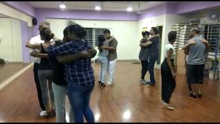 First steps of Tango - Bangalore Tango Academy, India