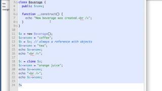 PHP Tutorial Advanced 04 08 Cloning objects