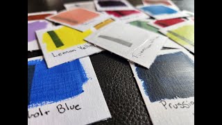 Reeves Acrylic Paint Haul and Swatching