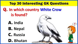 Top 30 Gk Question and Answer | Best Gk Questions and Answers | Gk Quiz in English | GK GS Question