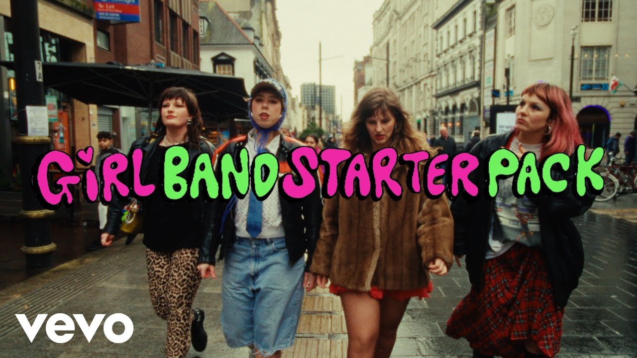 Panic Shack Girl Band Starter Pack Official Video Youtube Music
