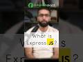 Express JS explained in 30 Seconds! #shorts #expressjs