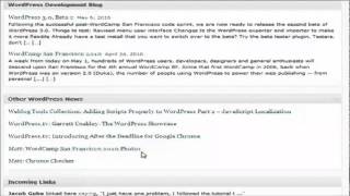 2 - Wordpress 101 - dashboard