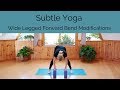 Subtle Yoga: Wide Legged Forward Bend Modifications