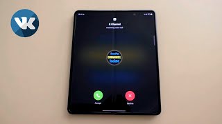 VK Incoming Call on Samsung Galaxy Z Fold 3