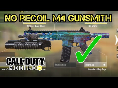 Best No recoil M4 Gunsmith & Gameplay in COD Mobile Call of Duty Mobile