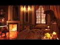 Princess! Luxurious classic bedroom that suits you | Crackling Fireplace