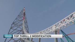 Top Thrill 2 roller coaster closed down at Cedar Point, just 8 days after openin